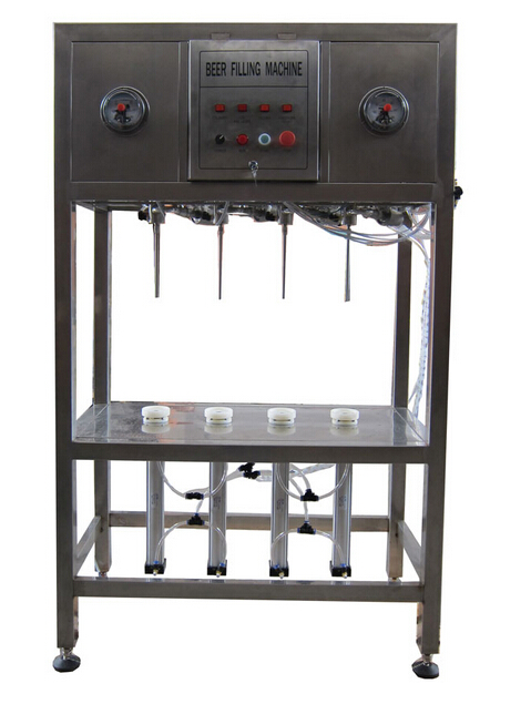 four-head manual filling machine( 1.5-2.0 L open type)